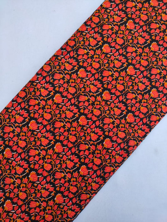 Sanganeri Print Pure Cotton Fabric - JBRJF389