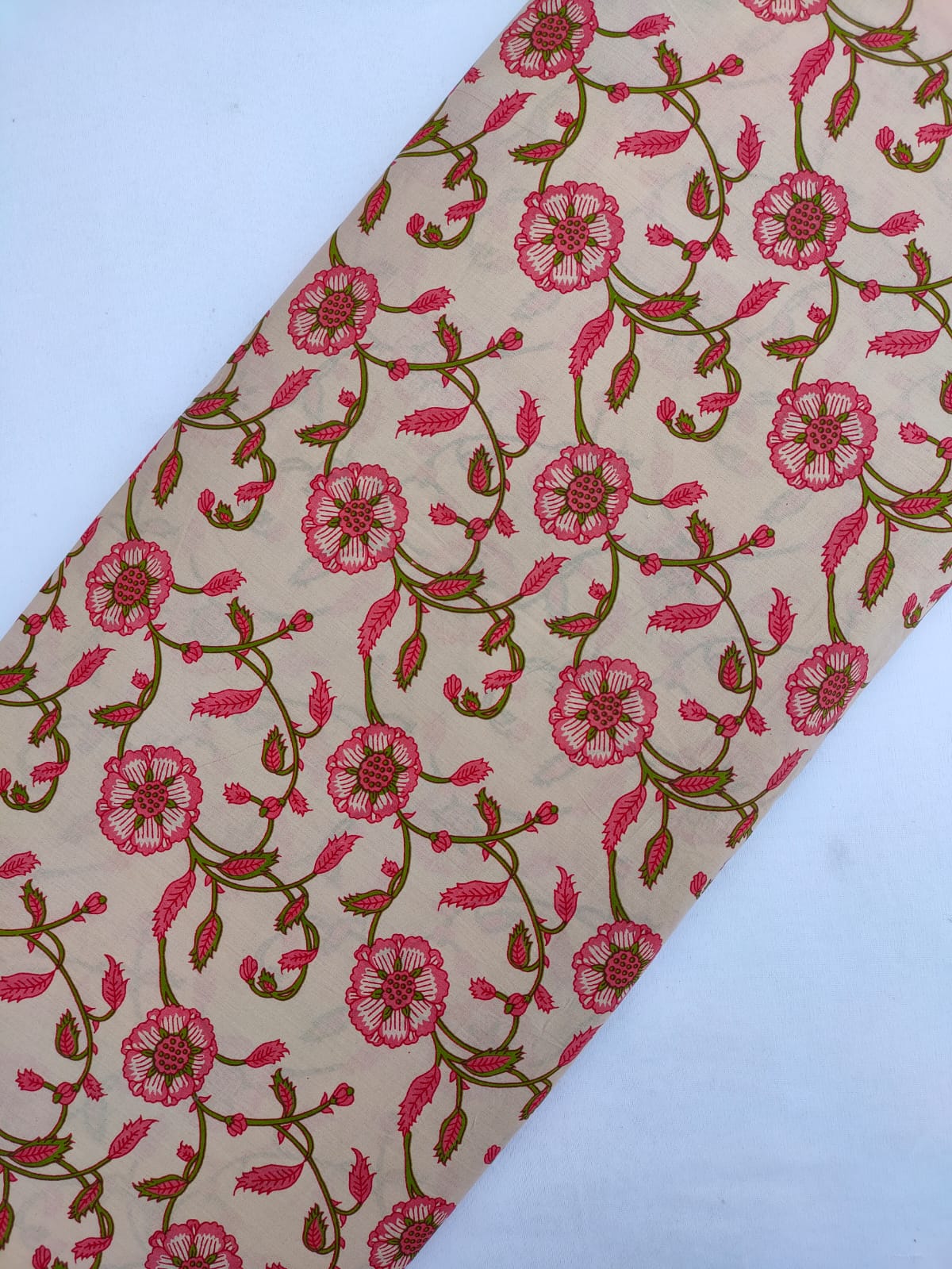 Sanganeri Print Pure Cotton Fabric - JBRJF396