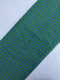 Turquoise Floral Screen Print Pure Cotton Fabric From Tulsi Prints