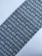 Grey Floral Screen Print Pure Cotton Fabric From Tulsi Prints