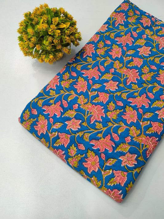 Sanganeri Hand Block Pure Cotton