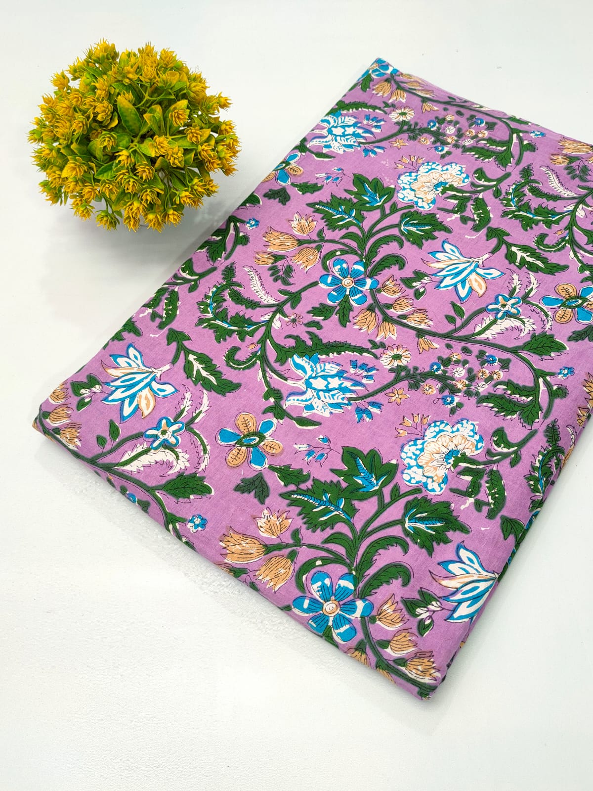 Hand Block Pure Cotton Dress material
