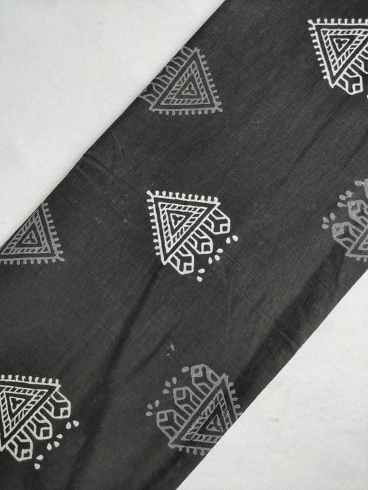 Pure Cotton Hand Block Printed Fabric - JBRKBT16
