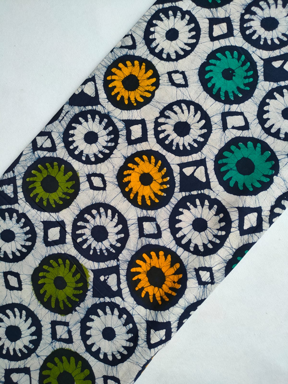Pure Cotton Hand Block Printed Fabric - JBRKBT28
