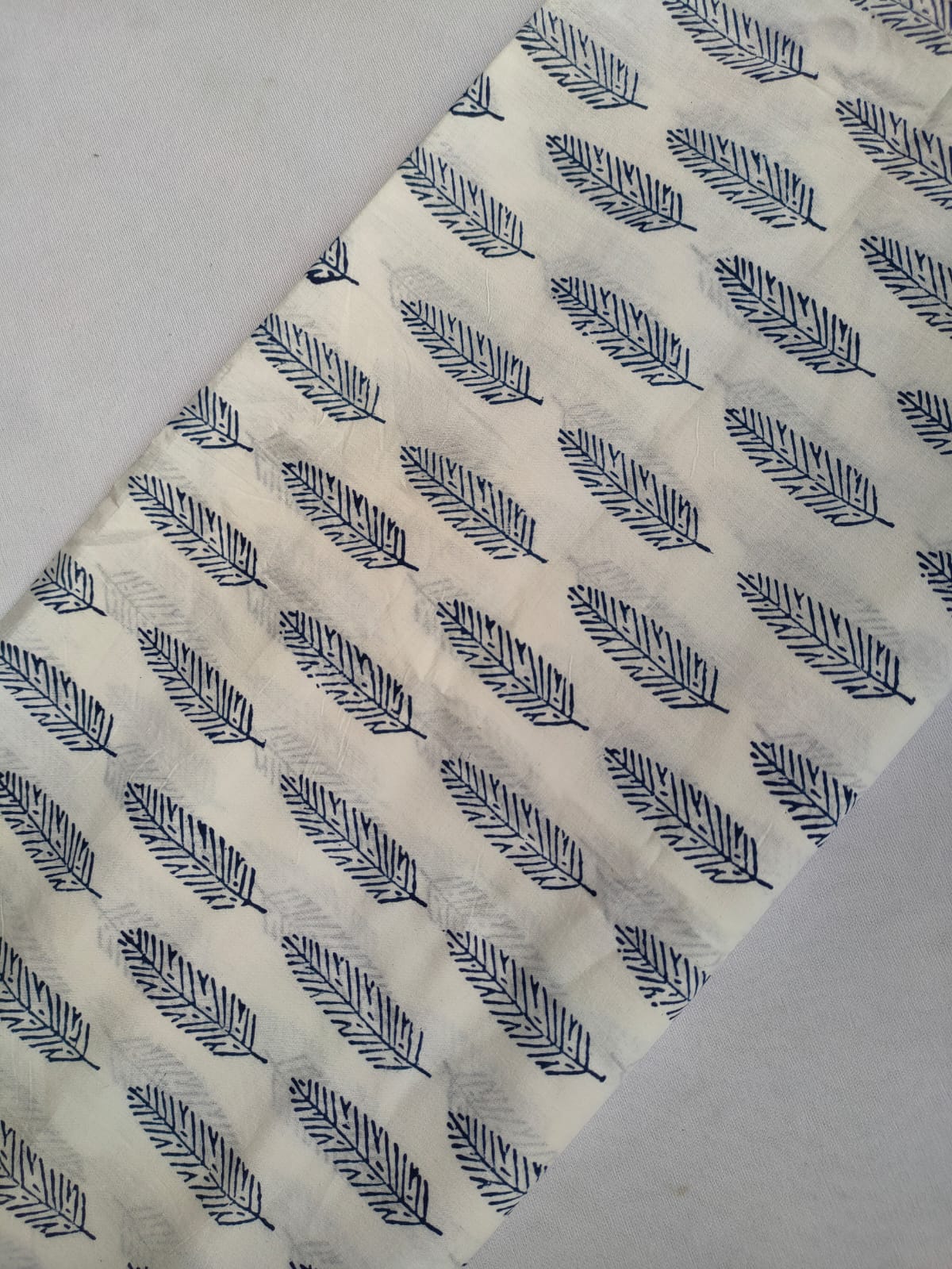 Pure Cotton Hand Block Printed Fabric - JBRKBT9