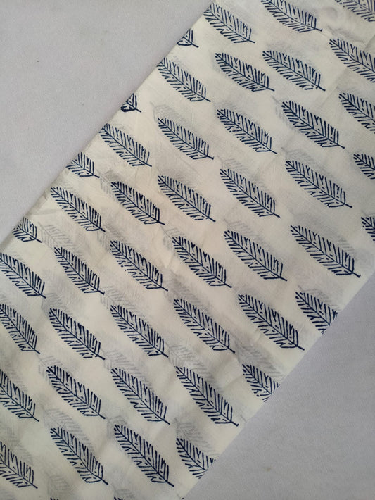 Pure Cotton Hand Block Printed Fabric - JBRKBT9