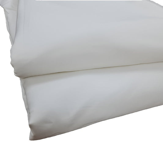 White Plain Dye Solid Pure Cotton Fabric From Tulsi Prints