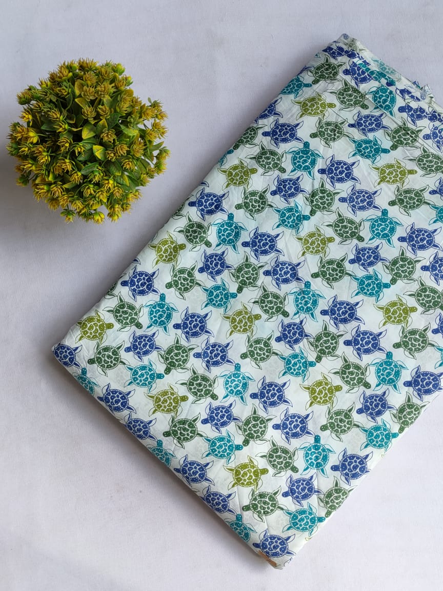 Sanganeri Print Pure Cotton Fabric - JBRJF1-10