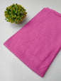 Bright Pink Plain Dye Solid Pure Cotton Fabric From Tulsi Prints