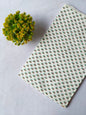 Off White Small Buti Screen Print Pure Cotton Fabric From Tulsi Prints