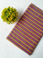 Multi Color Striped Screen Print Pure Cotton Fabric From Tulsi Prints