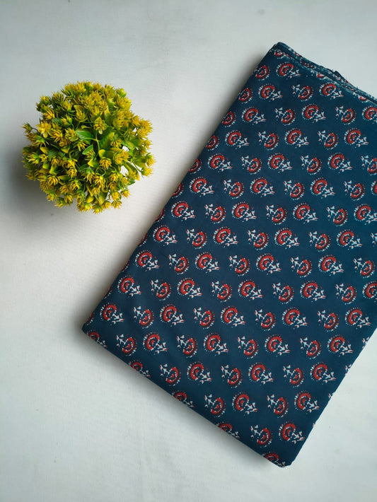 Sanganeri Print Pure Cotton Fabric - JBRSD42