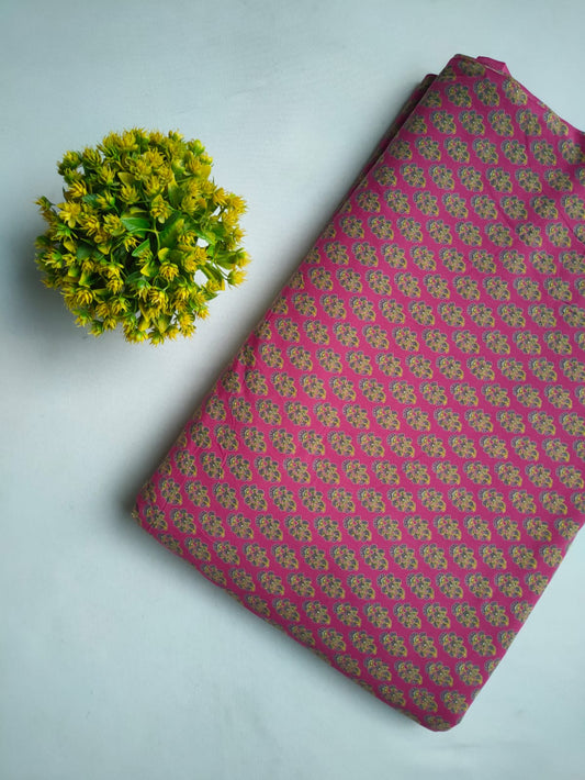 Sanganeri Print Pure Cotton Fabric - JBRSD46