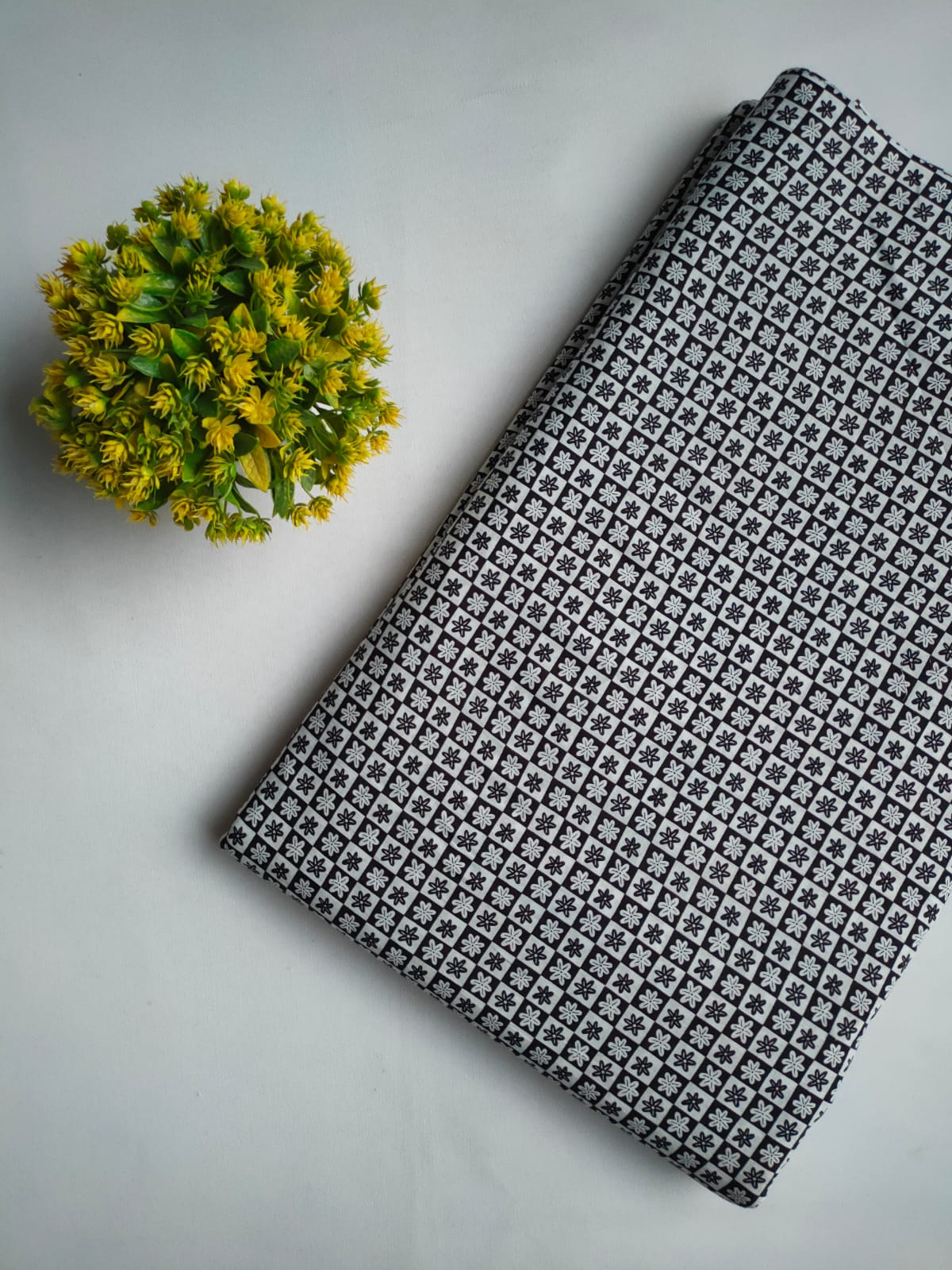 Sanganeri Print Pure Cotton Fabric - JBRSD47