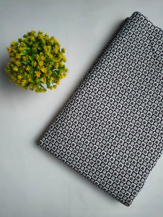 Sanganeri Print Pure Cotton Fabric - JBRSD47