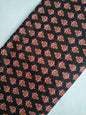 Black Small Buti Screen Print Pure Cotton Fabric From Tulsi Prints