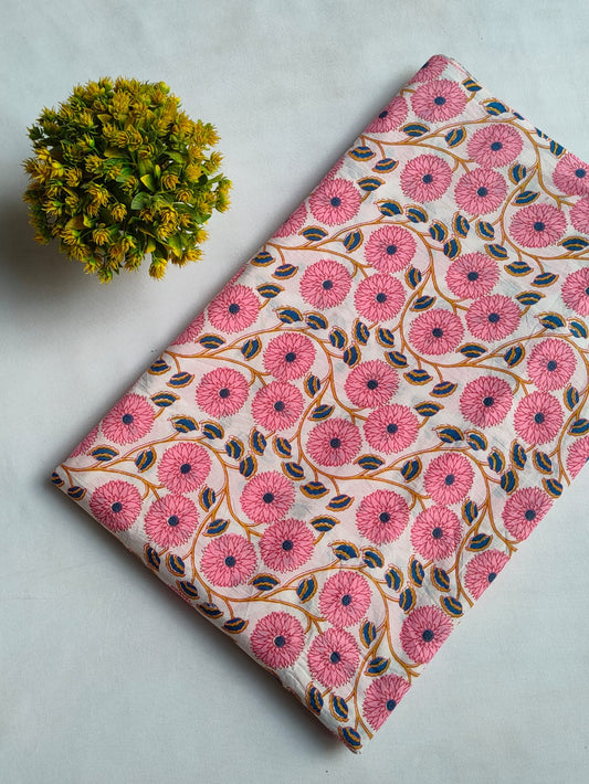 Sanganeri Print Pure Cotton Fabric - JBRFT2-9
