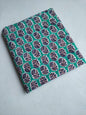 Mint Green Floral Boota Sanganeri Hand Block Print Pure Cotton Fabric From Tulsi Prints