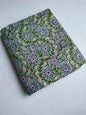 Mint Green Floral Vine Sanganeri Hand Block Print Pure Cotton Fabric From Tulsi Prints