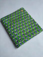 Green Floral Mango Paisley Sanganeri Hand Block Print Pure Cotton Fabric From Tulsi Prints