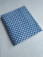 Blue Small Buti Jaipuri Block Print Pure Cotton Fabric From Tulsi Prints