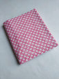 Pink Small Buti Sanganeri Block Print Pure Cotton Fabric From Tulsi Prints
