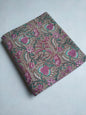 Taupe Floral Boota Sanganeri Hand Block Print Pure Cotton Fabric From Tulsi Prints