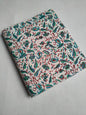 Off White Floral Vine Sanganeri Hand Block Print Pure Cotton Fabric From Tulsi Prints