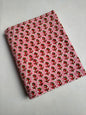Pink Boota Print Sanganeri Block Print Pure Cotton Fabric From Tulsi Prints