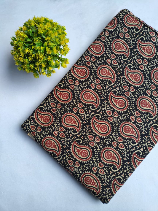 Sanganeri Print Pure Cotton Fabric - JBOR57