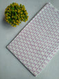 White And Purple Small Buti Sanganeri Hand Block Print Pure Cotton Fabric From Tulsi Prints