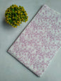 White And Purple Floral Vine Jaipuri Hand Block Print Pure Cotton Fabric From Tulsi Prints