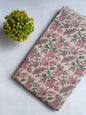 Hand Block Printed Pure Cotton Fabric In Running Length - JBRHS36