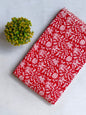 Hand Block Printed Pure Cotton Fabric In Running Length - JBRHS50