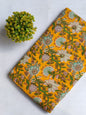 Hand Block Printed Pure Cotton Fabric In Running Length - JBRHS52