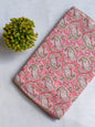 Hand Block Printed Pure Cotton Fabric In Running Length - JBRHS54