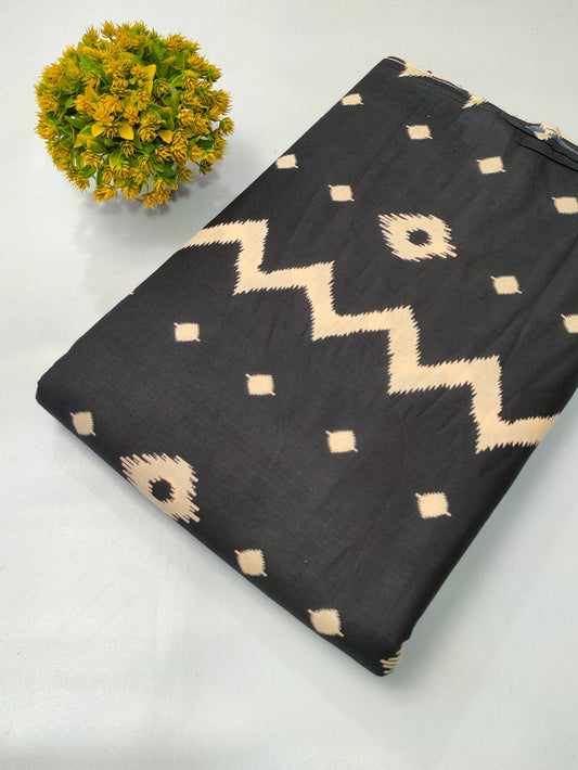 Soft cotton fabric for summer tulsi prints