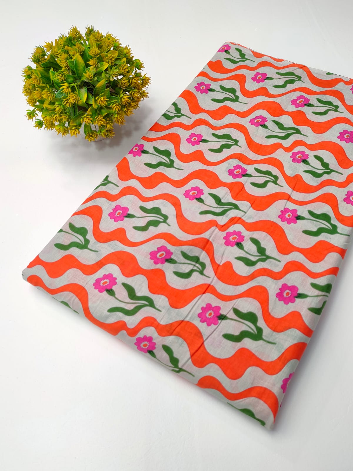 Latest cotton fabrics design