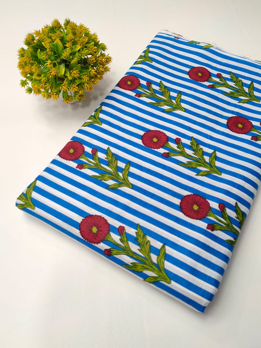 Latest cotton fabrics design