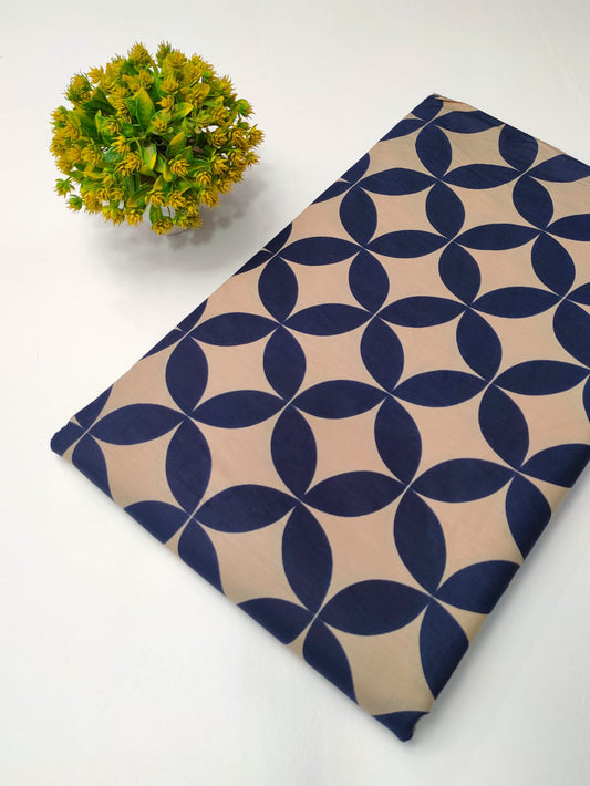 Latest cotton fabrics design