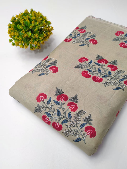 Latest cotton fabrics design